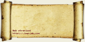 Jana Ćetković vizit kartica